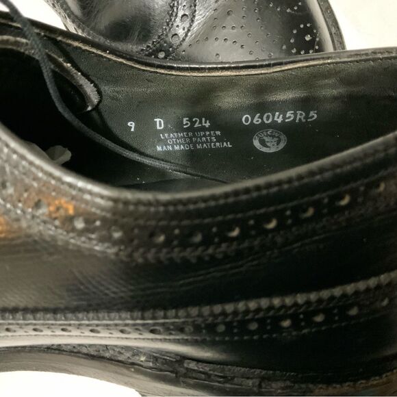 EXECUTIVE IMPERIAL By Mason Vintage Wingtip Shoes size 9D - Picture 11 of 15